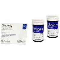50 ADET Gluco Dr Şeker Stribi Ölçüm Çubugu