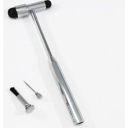 2 Adet Bestmed Marka Refleks Çekici Metal 185mm Hammer REFLEX İğneli Fırçalı Standart Model
