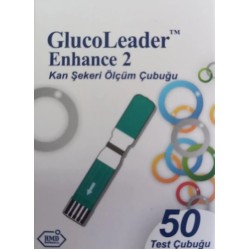 Gluco Leader Şeker Ölçüm Ölçüm Stribi 50li
